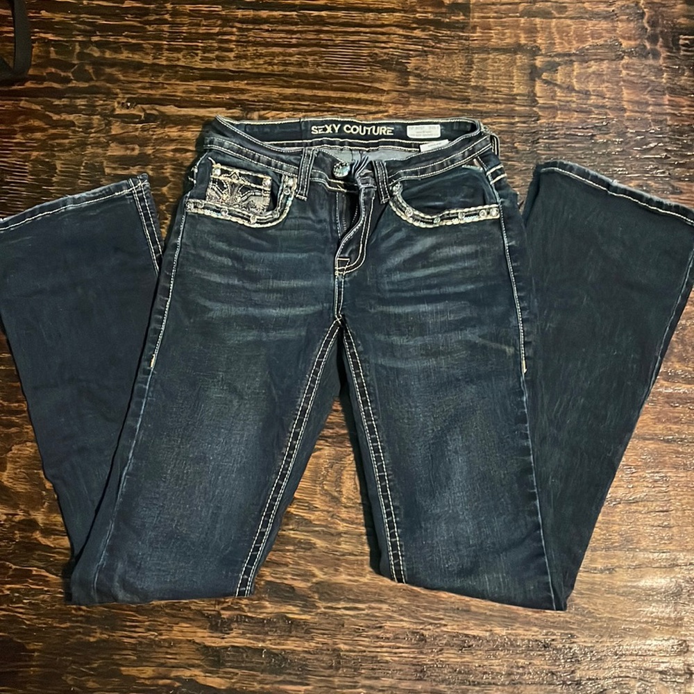 sexy couture fit boot low rise jeans
